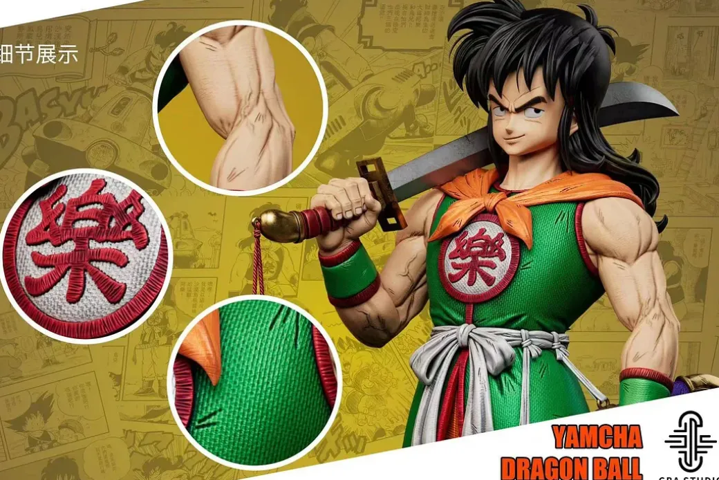 1/6 & 1/4 Scale Yamcha - Dragon Ball Resin Statue - GBA Studio