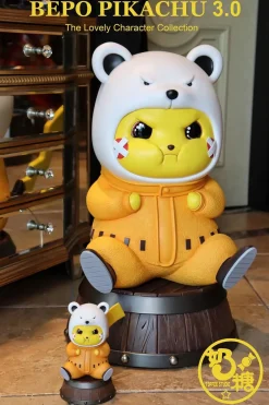1/1 & Mini Scale Angry Bepo Cosplay Pikachu 3.0 - Pokemon ONE PIECE Resin Statue - TOFFEE Studios
