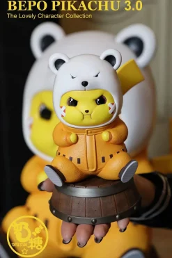 1/1 & Mini Scale Angry Bepo Cosplay Pikachu 3.0 - Pokemon ONE PIECE Resin Statue - TOFFEE Studios