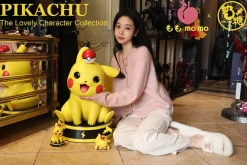 1/1 & Mini Scale Sitting Pikachu - Pokemon Resin Statue - MOMO Studio