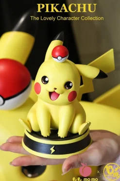 1/1 & Mini Scale Sitting Pikachu - Pokemon Resin Statue - MOMO Studio