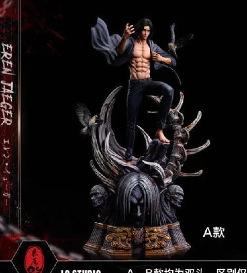1/6 Scale 19 Year Old Eren Yeager using Rumbling - Attack On Titan Resin Statue - LC-Studios