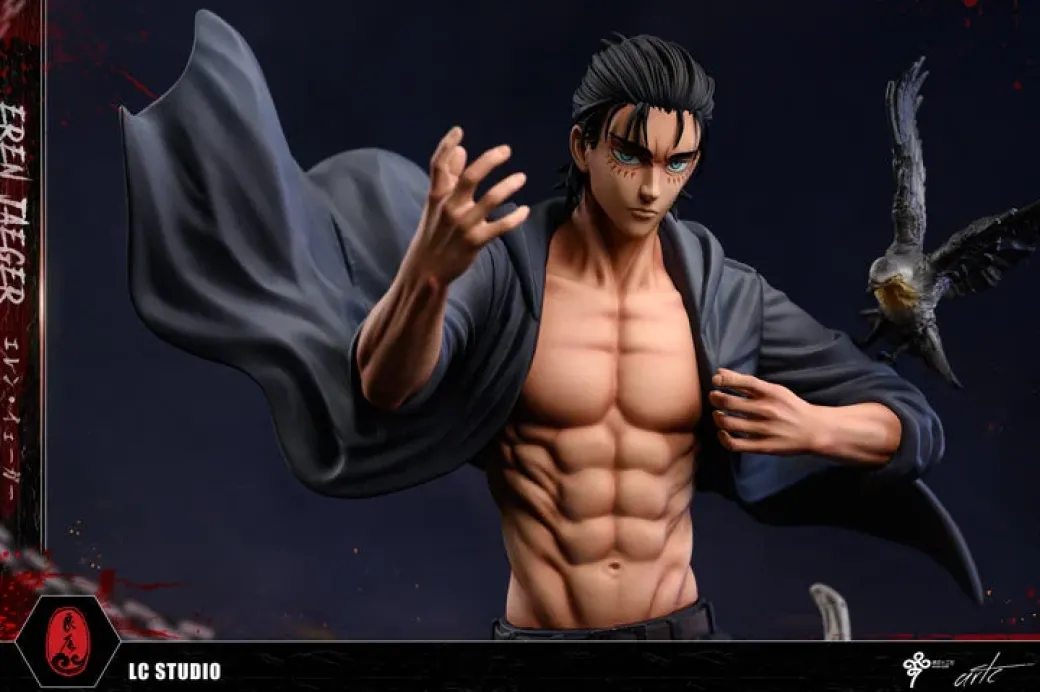 1/6 Scale 19 Year Old Eren Yeager using Rumbling - Attack On Titan Resin Statue - LC-Studios