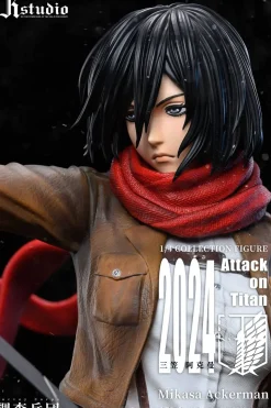 1/4 Scale A Project Series 005 Mikasa Ackerman & 006 Armin Arlert - Attack On Titan Resin Statue - JR Studio
