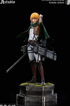 1/4 Scale A Project Series 005 Mikasa Ackerman & 006 Armin Arlert - Attack On Titan Resin Statue - JR Studio