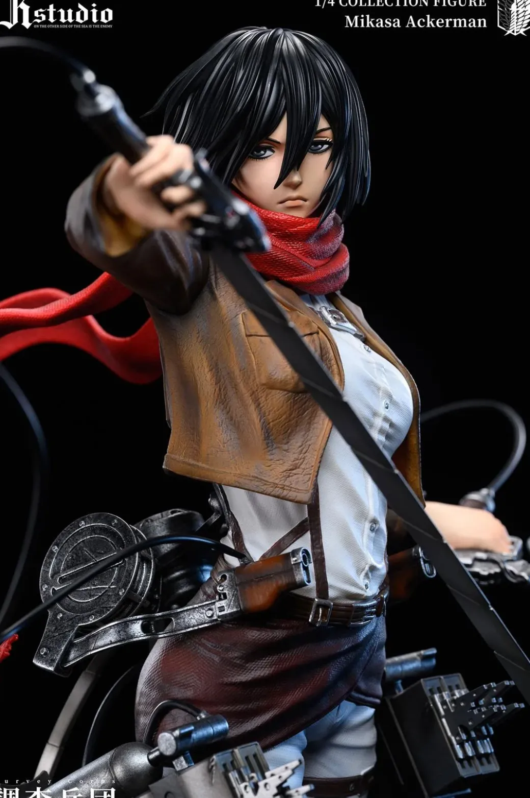 1/4 Scale A Project Series 005 Mikasa Ackerman & 006 Armin Arlert - Attack On Titan Resin Statue - JR Studio