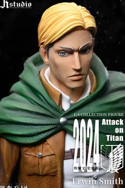 1/4 Scale A Project Series 003 Erwin Smith & 004 Levi Ackerman - Attack On Titan Resin Statue - JR Studio
