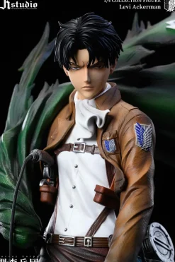1/4 Scale A Project Series 003 Erwin Smith & 004 Levi Ackerman - Attack On Titan Resin Statue - JR Studio