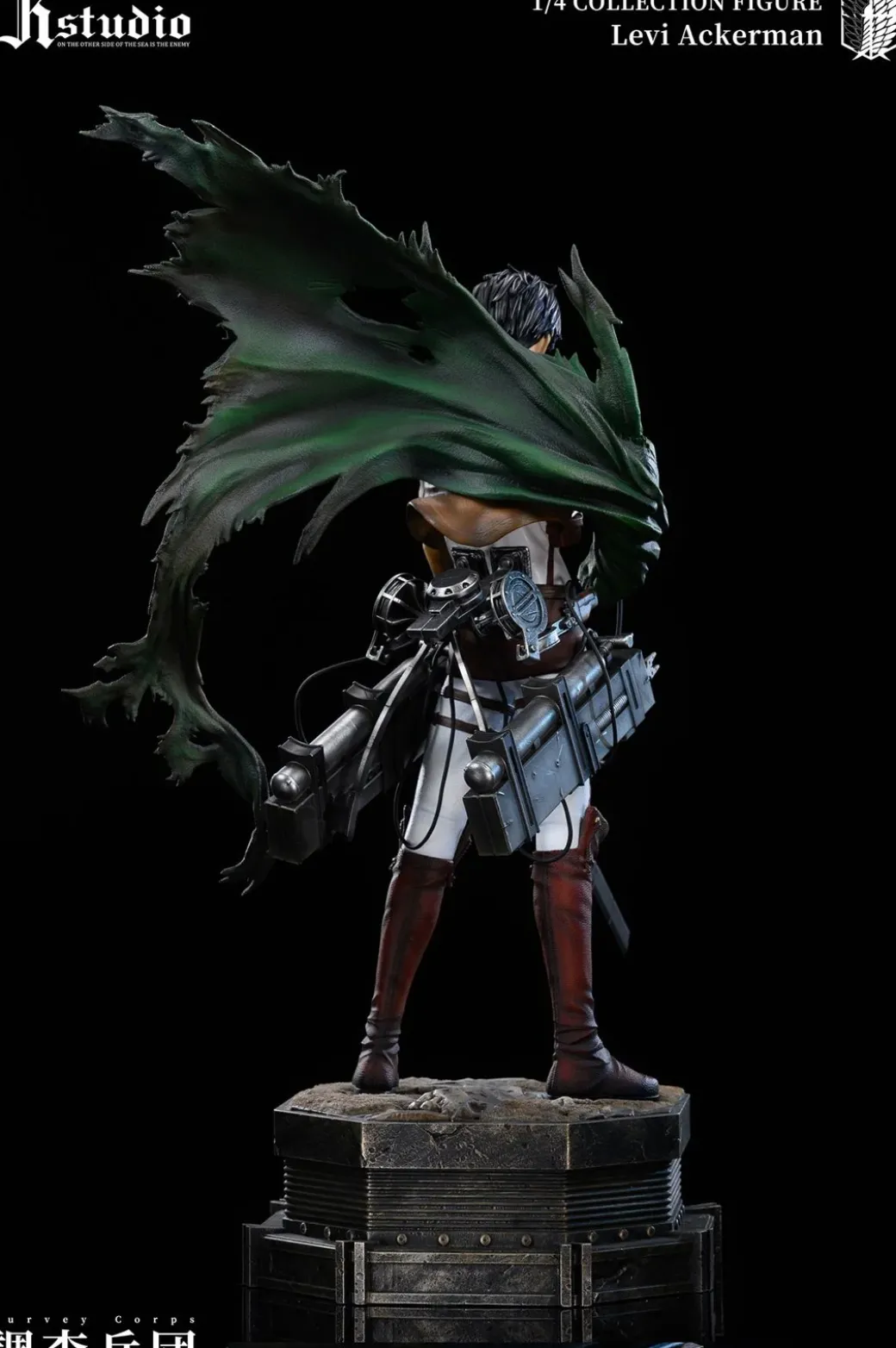 1/4 Scale A Project Series 003 Erwin Smith & 004 Levi Ackerman - Attack On Titan Resin Statue - JR Studio