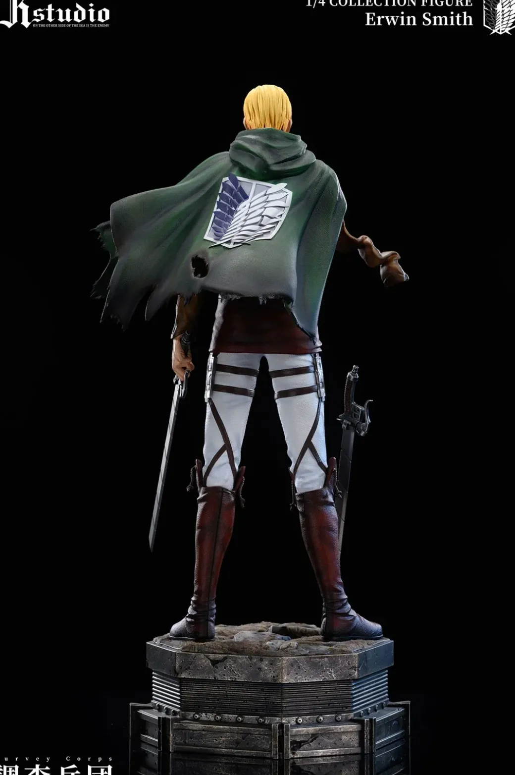 1/4 Scale A Project Series 003 Erwin Smith & 004 Levi Ackerman - Attack On Titan Resin Statue - JR Studio