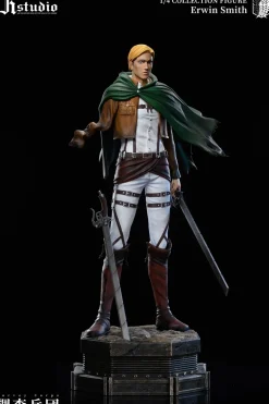 1/4 Scale A Project Series 003 Erwin Smith & 004 Levi Ackerman - Attack On Titan Resin Statue - JR Studio