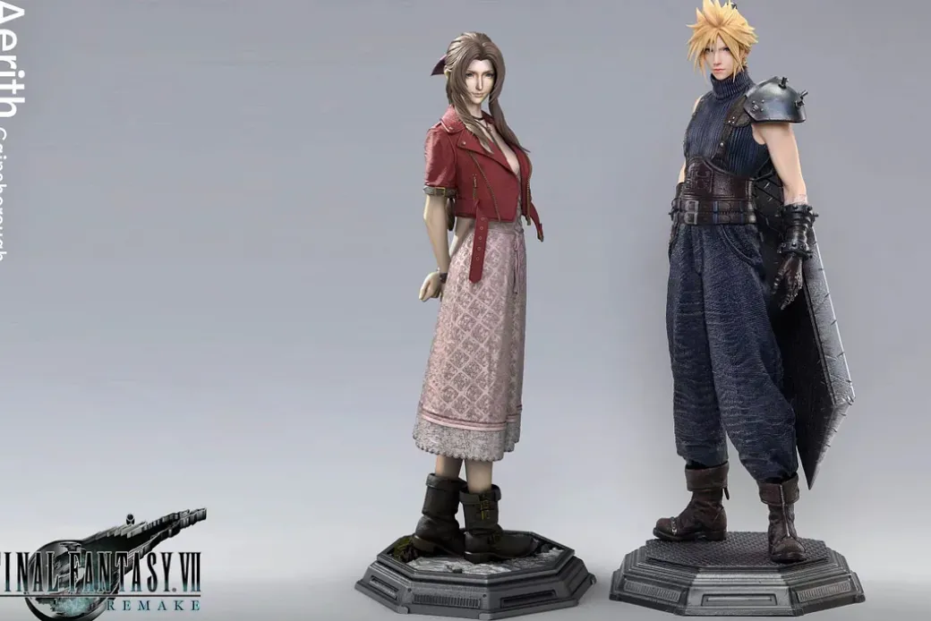 1/3 Scale Aerith Gainsborough - (FF7) Final Fantasy VII Resin Statue - FanArt Studio
