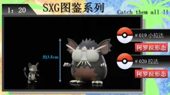 1/20 Scale Alola Region Series - Pokemon Resin Statue - SXG Studios