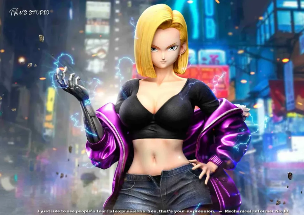 1/8 Scale Android 18 - Dragon Ball Resin Statue - MS-Studio