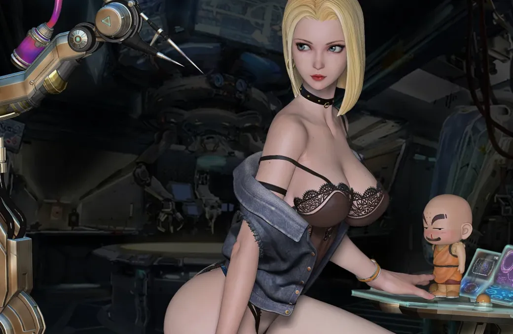 1/4 Scale ANDROID 18 (Lazuli) - Dragon Ball Resin Statue - Prismatic Studios