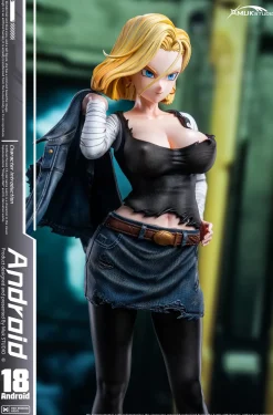 1/4 Scale Android 18 with LED - Dragon Ball Resin Statue - MUK Studio