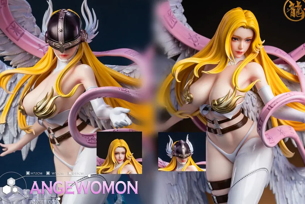 1/4 Scale Angewomon & Lady Devimon - Digimon Resin Statue - Dragon Studios