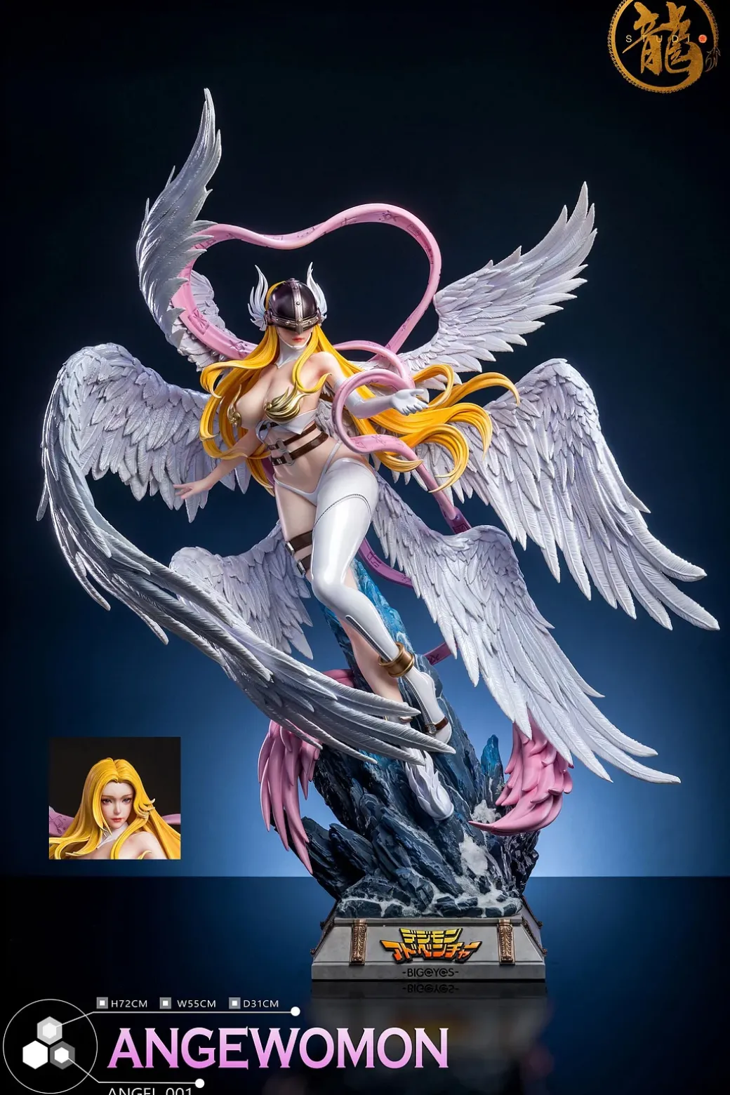 1/4 Scale Angewomon & Lady Devimon - Digimon Resin Statue - Dragon Studios