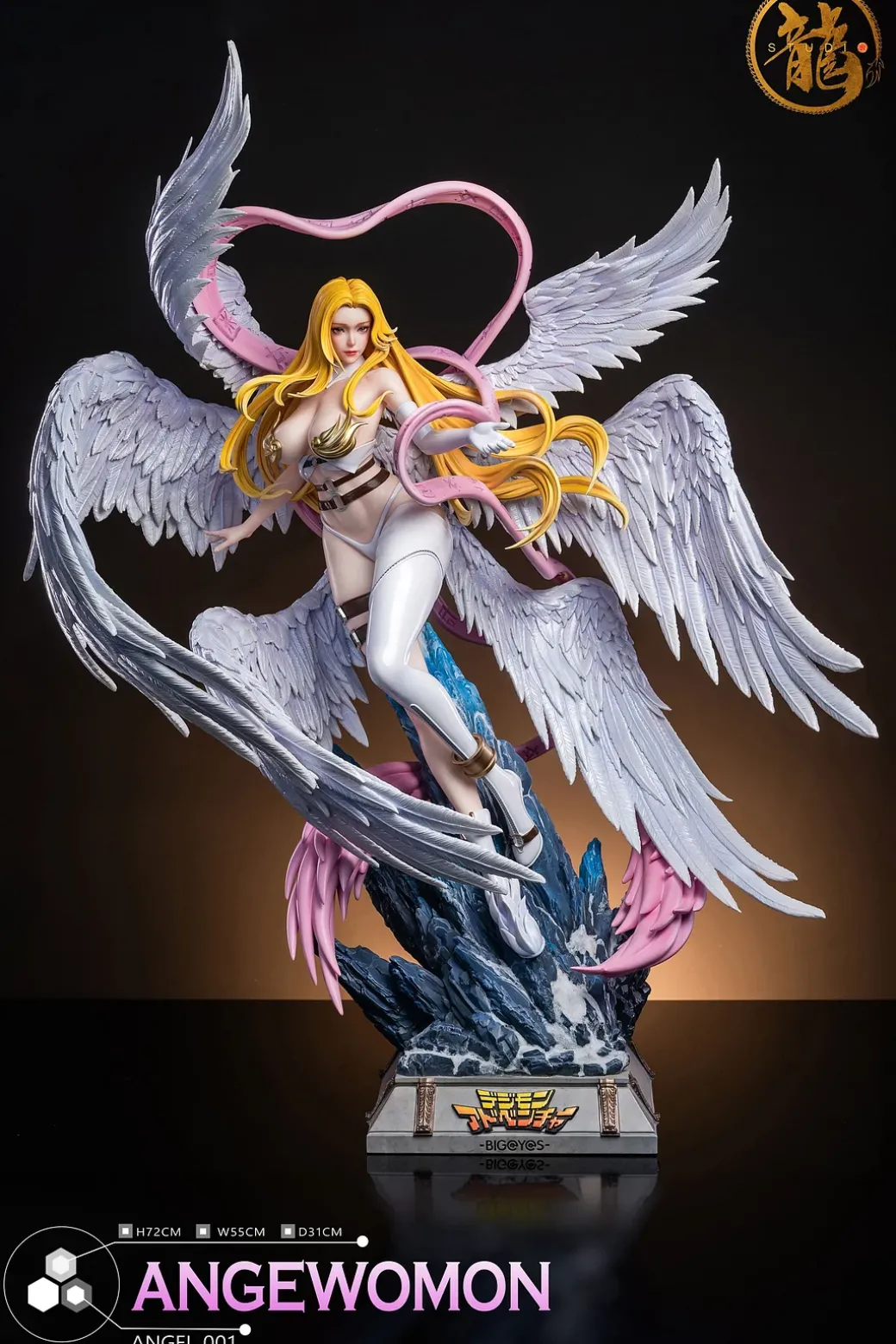 1/4 Scale Angewomon & Lady Devimon - Digimon Resin Statue - Dragon Studios