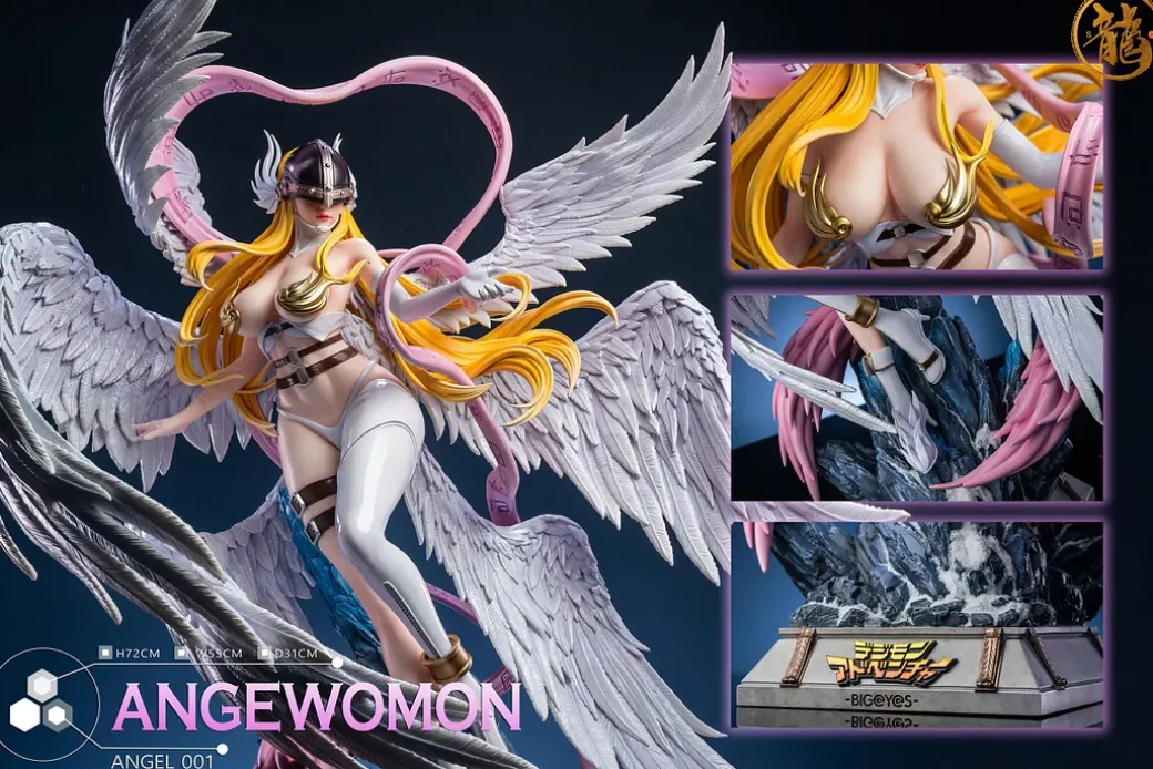 1/4 Scale Angewomon & Lady Devimon - Digimon Resin Statue - Dragon Studios