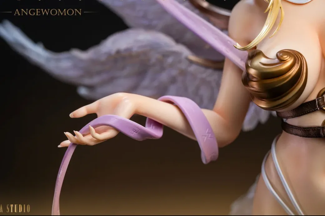 1/4 Scale Angewomon & Lady Devimon - Digimon Resin Statue - Fallen Angel Studio