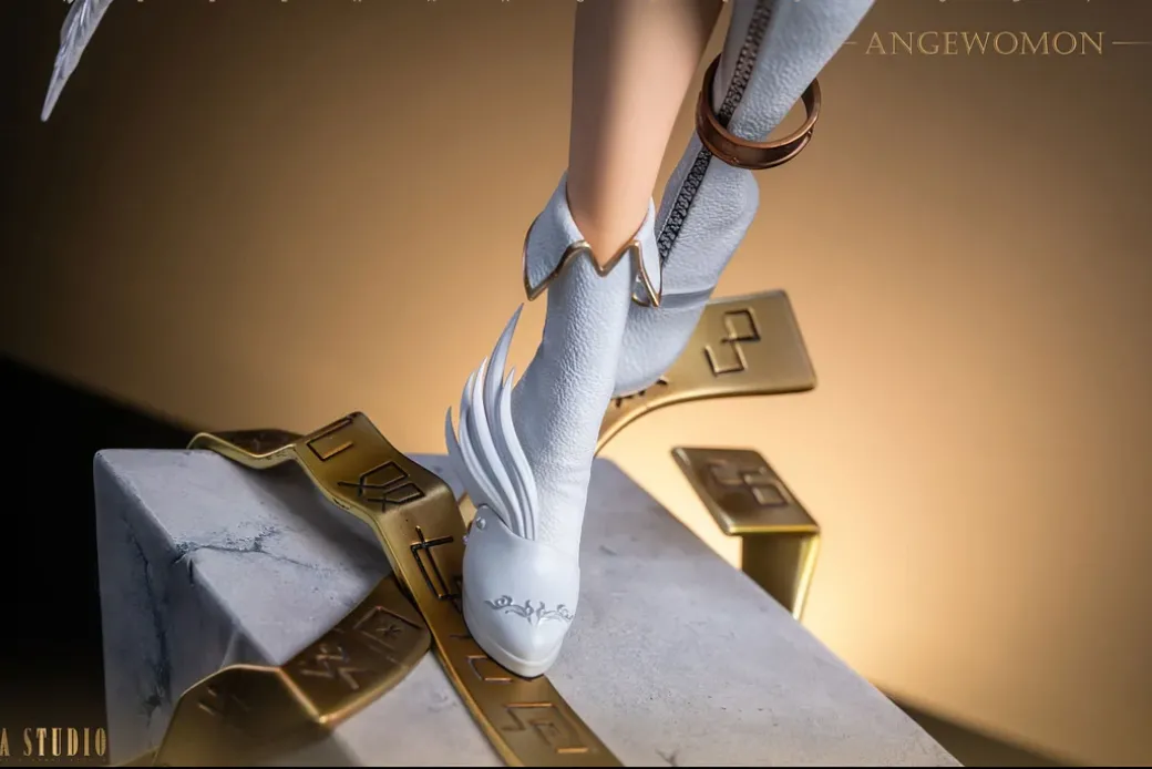 1/4 Scale Angewomon & Lady Devimon - Digimon Resin Statue - Fallen Angel Studio