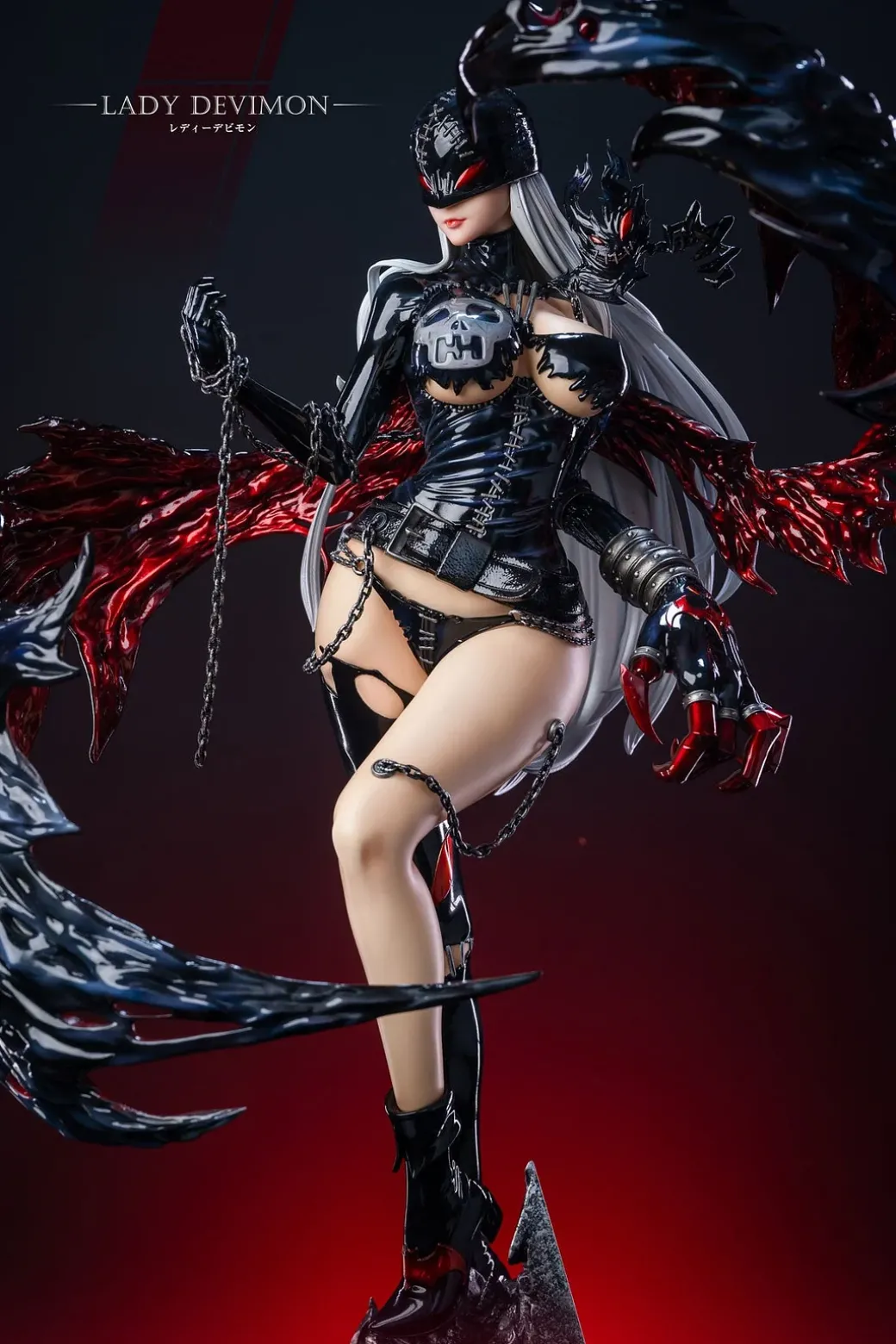 1/4 Scale Angewomon & Lady Devimon - Digimon Resin Statue - Fallen Angel Studio