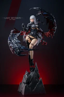 1/4 Scale Angewomon & Lady Devimon - Digimon Resin Statue - Fallen Angel Studio