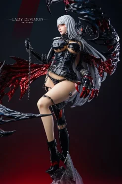 1/4 Scale Angewomon & Lady Devimon - Digimon Resin Statue - Fallen Angel Studio