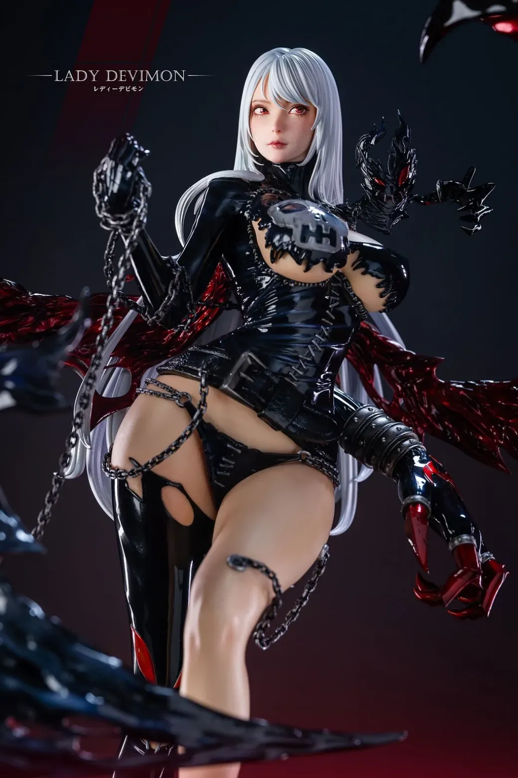 1/4 Scale Angewomon & Lady Devimon - Digimon Resin Statue - Fallen Angel Studio