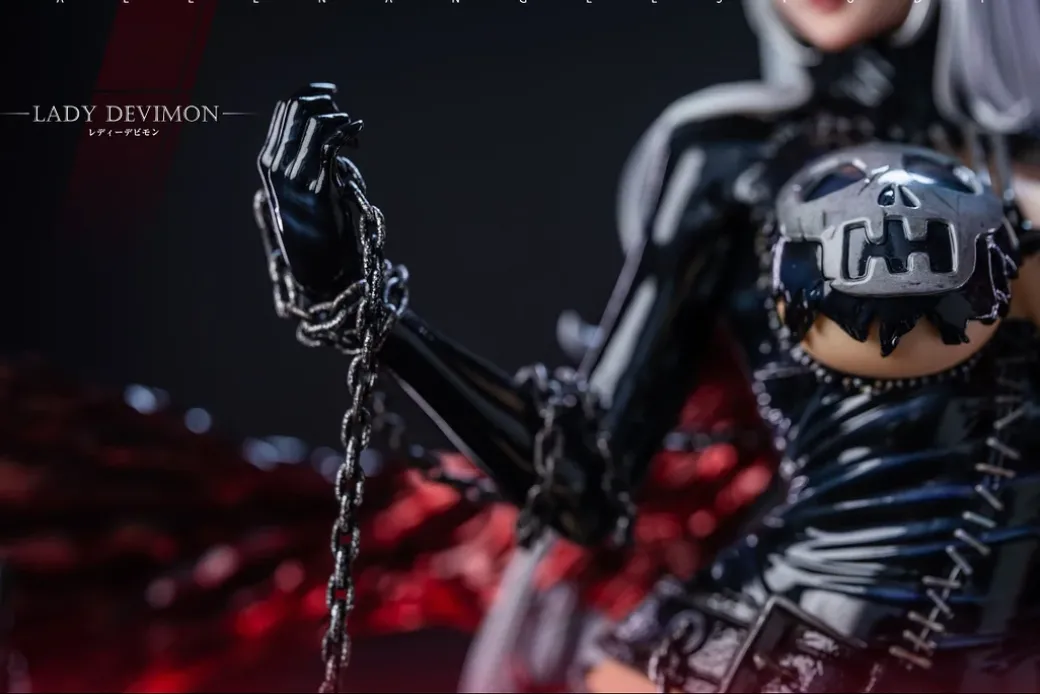 1/4 Scale Angewomon & Lady Devimon - Digimon Resin Statue - Fallen Angel Studio
