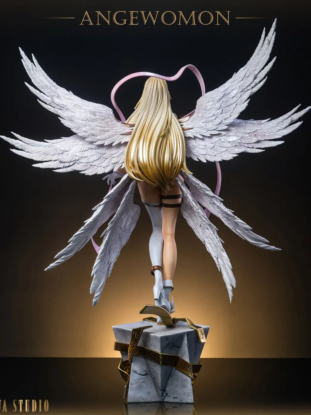 1/4 Scale Angewomon & Lady Devimon - Digimon Resin Statue - Fallen Angel Studio