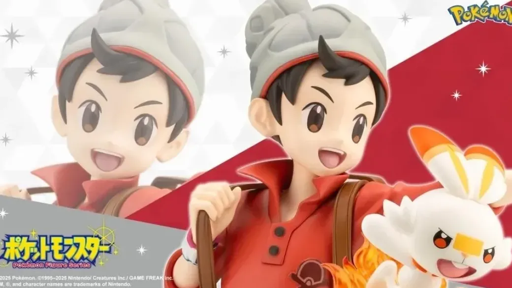 1/8 Scale Artfx J Series PV226 Victor & Scorbunny - Pokemon Official Statue - Kotobukiya