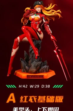 1/4 Scale Asuka Langley Soryu - (EVA) Neon Genesis EVAngelion Resin Statue - ChiYan Studio