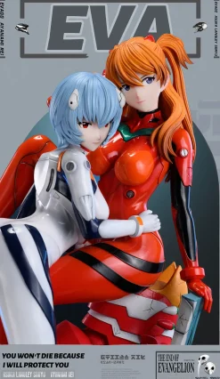 1/4 Scale Asuka Langley Soryu & Rei Ayanami - (EVA) Neon Genesis EVAngelion Resin Statue - SACHIEL Studio