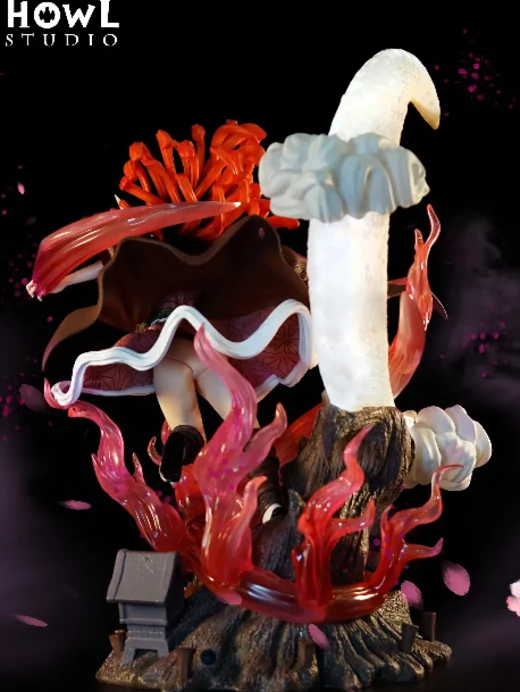 1/4 Scale Awakened Form Kamado Nezuko - Demon Slayer: Kimetsu no Yaiba Resin Statue - HOWL Studios