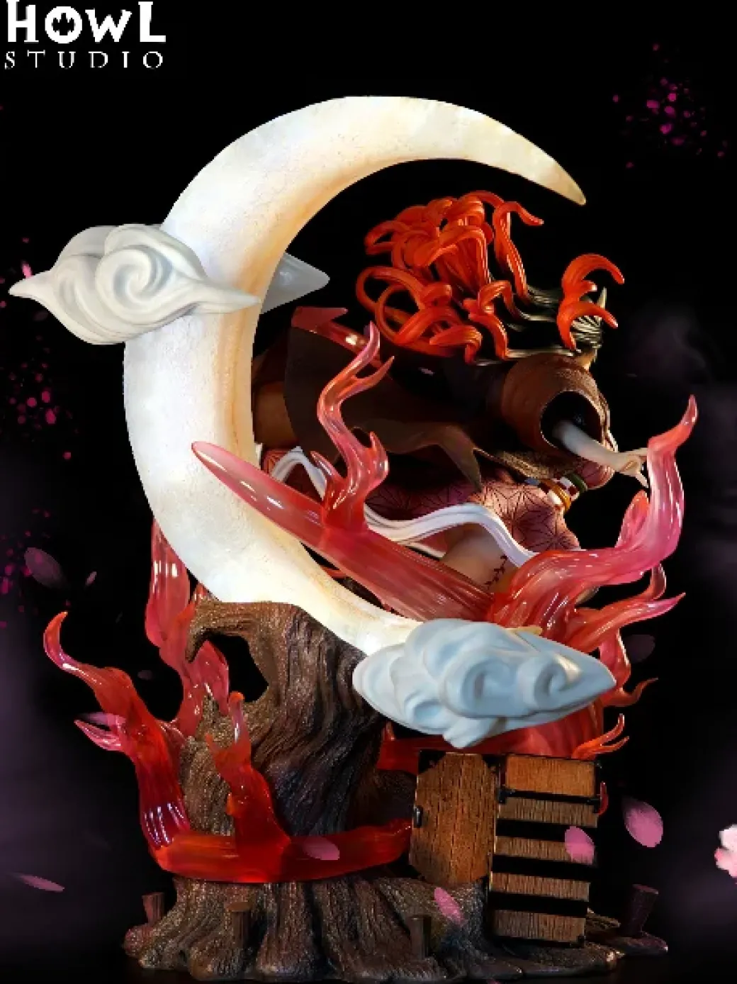 1/4 Scale Awakened Form Kamado Nezuko - Demon Slayer: Kimetsu no Yaiba Resin Statue - HOWL Studios