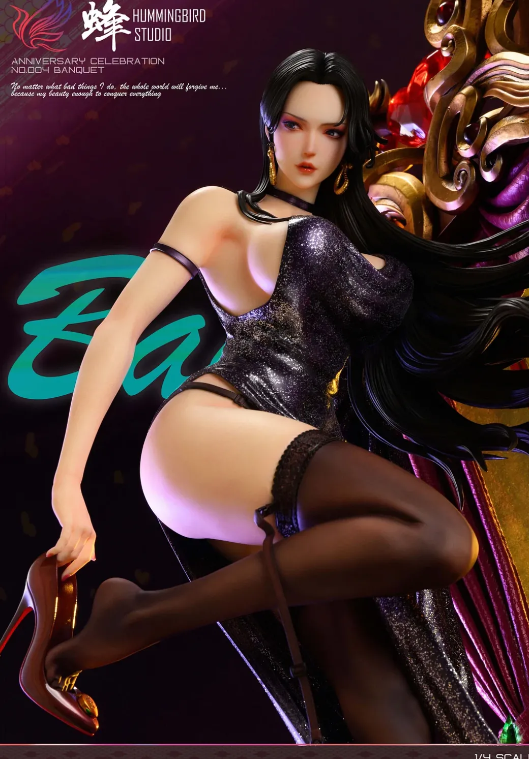 1/4 Scale Banquet Boa Hancock - ONE PIECE Resin Statue - HummingBird Studios