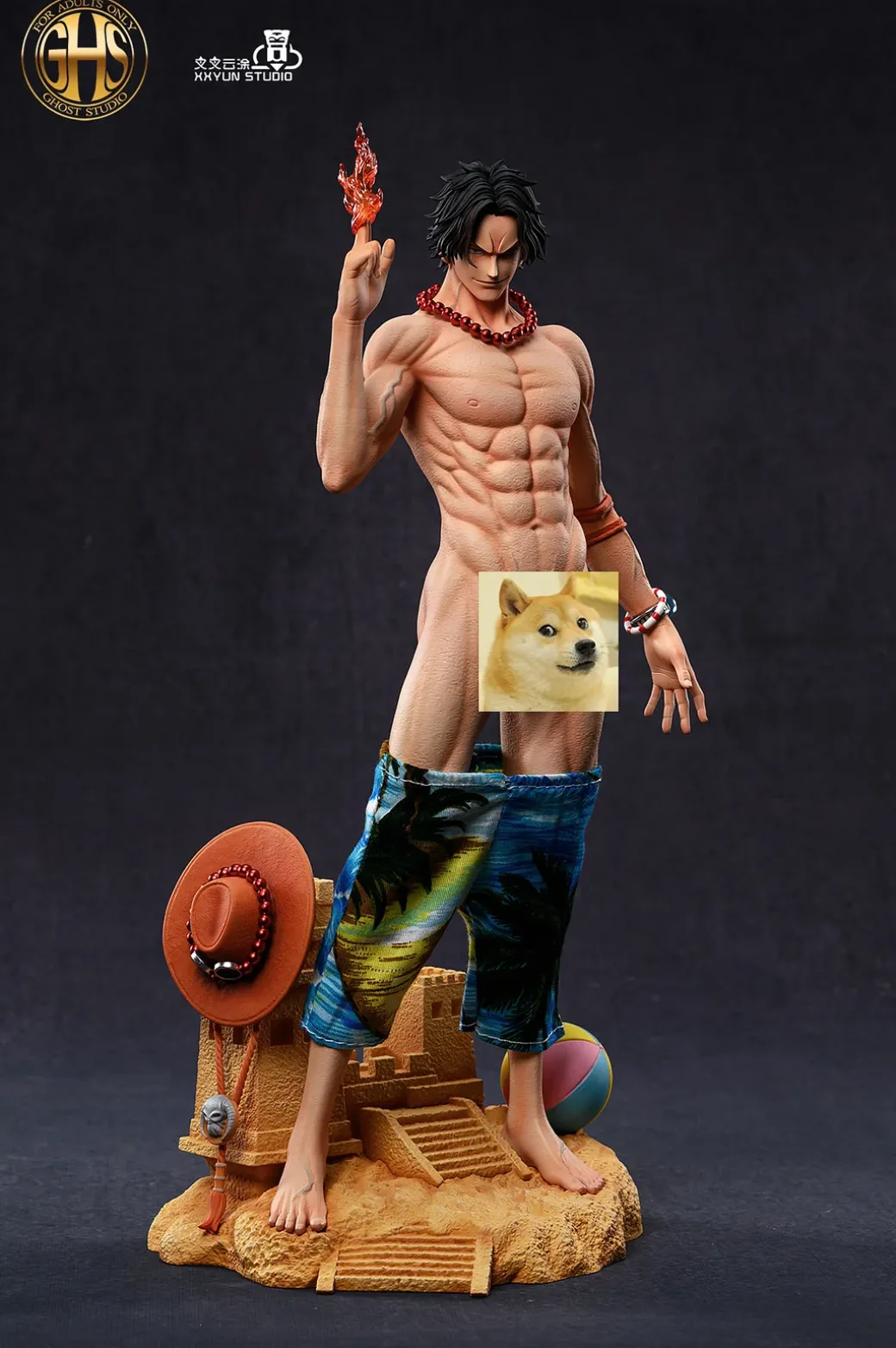 1/6 Scale Beach Portgas D. Ace - ONE PIECE Resin Statue - Ghost Studios