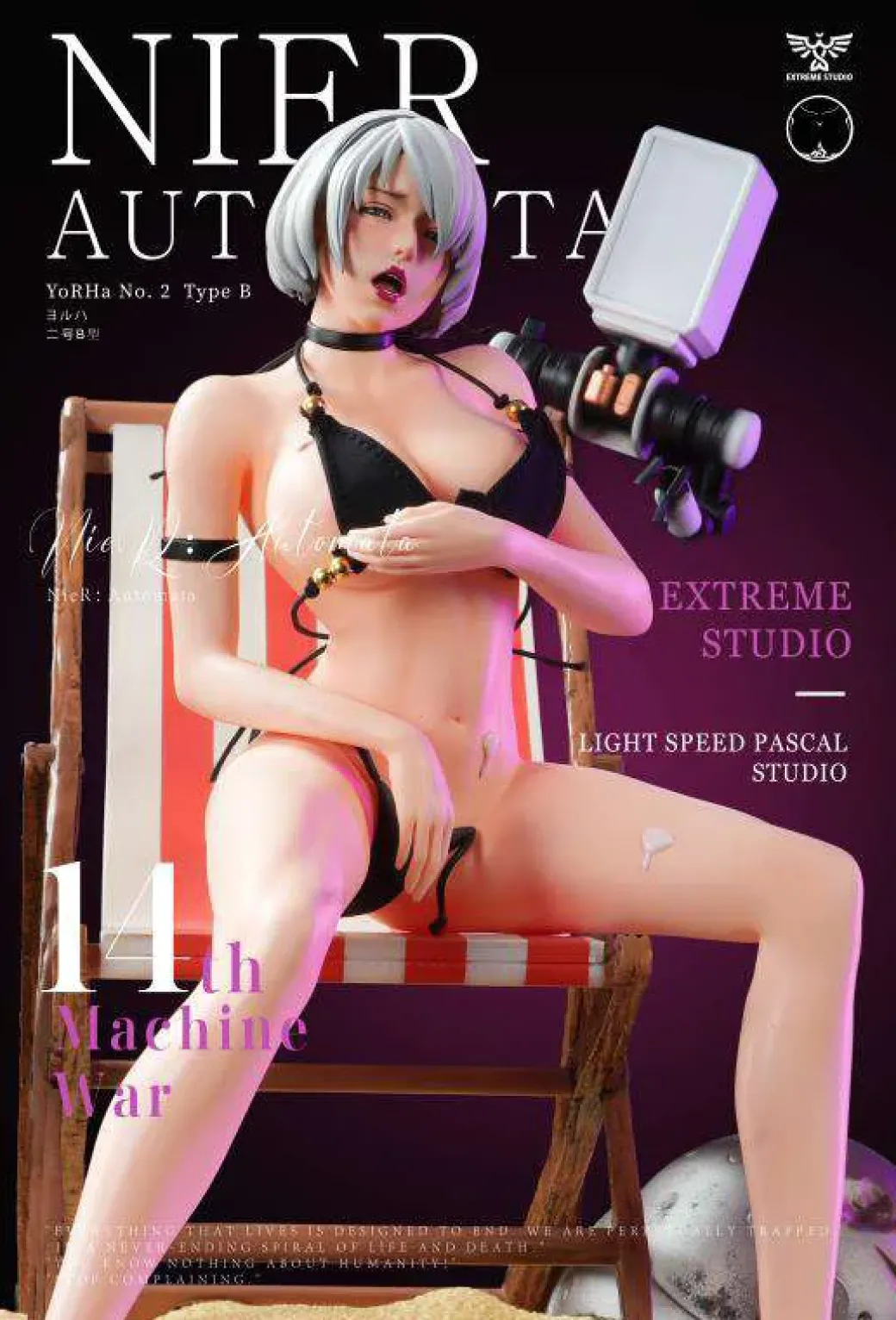 1/6 Scale Beach YoRHa No.2 Type B - Nier: Automata Statue - Pepeho Studio
