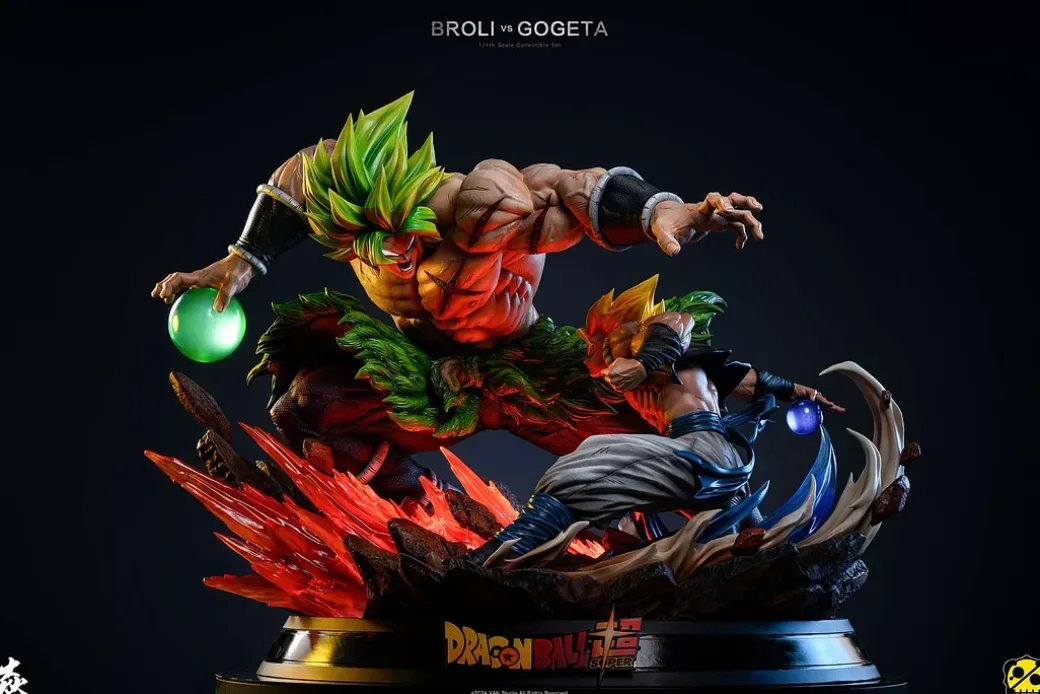 1/4 Scale Broly VS Gogeta with LED - Dragon Ball Resin Statue - Yan Studio