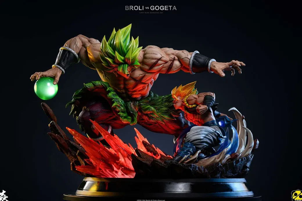 1/4 Scale Broly VS Gogeta with LED - Dragon Ball Resin Statue - Yan Studio