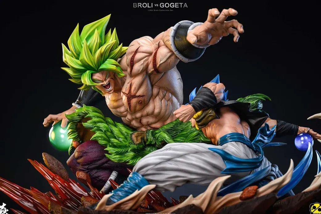 1/4 Scale Broly VS Gogeta with LED - Dragon Ball Resin Statue - Yan Studio