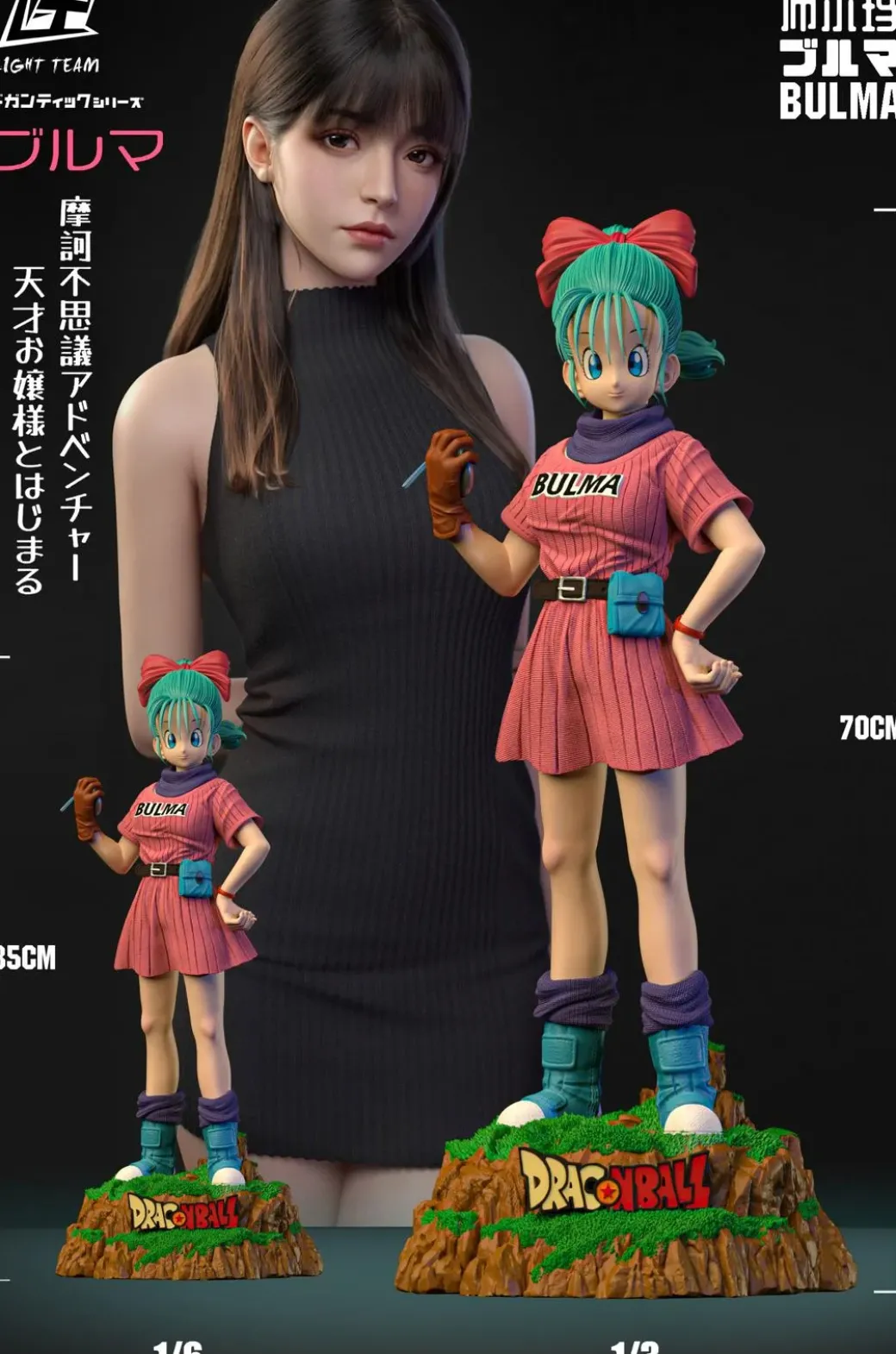 1/6 Scale Bulma Searching Dragon Ball - Dragon Ball Resin Statue - Light Team Studios