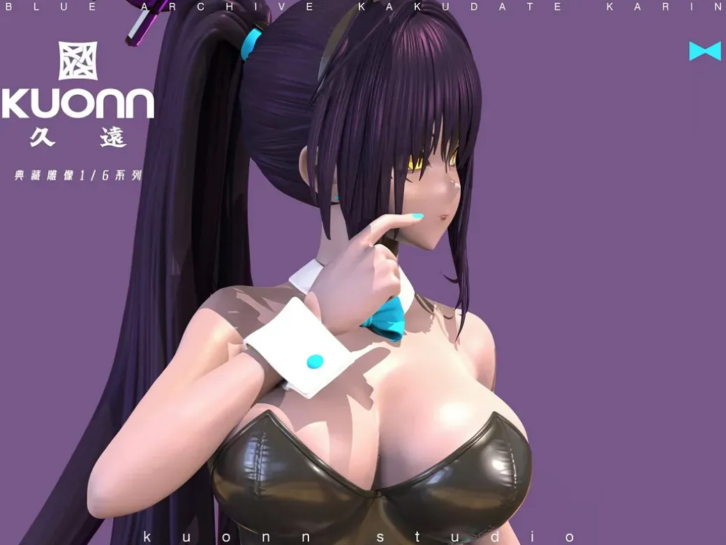 1/6 Scale Bunny Girl Ver. Kakudate Karin - Blue Archive Resin Statue - Kuonn Studio