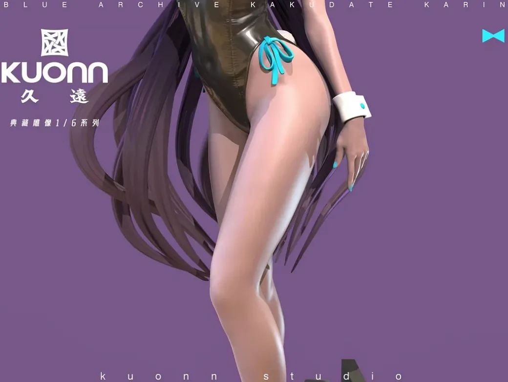 1/6 Scale Bunny Girl Ver. Kakudate Karin - Blue Archive Resin Statue - Kuonn Studio