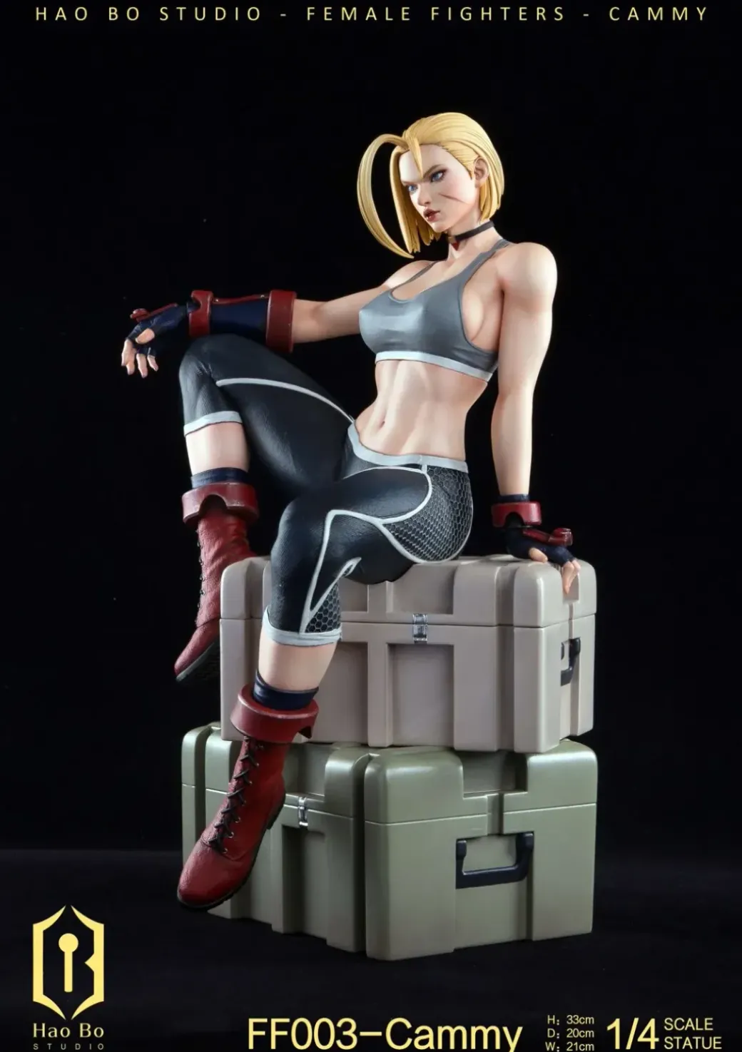 1/4 Scale Cammy - Street Fighter Resin Statue - Hao Bo Studio