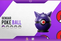 1/1 Scale Champion Group Poke Ball Series 002 Gengar Poke Ball - Pokemon Resin Statue - Wing Studio