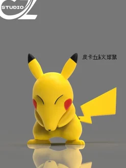 1/10 Scale Change Face Pikachu - Pokemon Resin Statue - CZ Studio