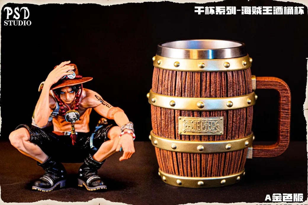 1/1 Scale Cheers Series ONE PIECE Beer Barrel Cup - ONE PIECE Resin Statue - PSD Studios
